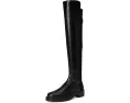 Ботинки Stuart Weitzman 5050 Celia из замши с квадратным каблуком