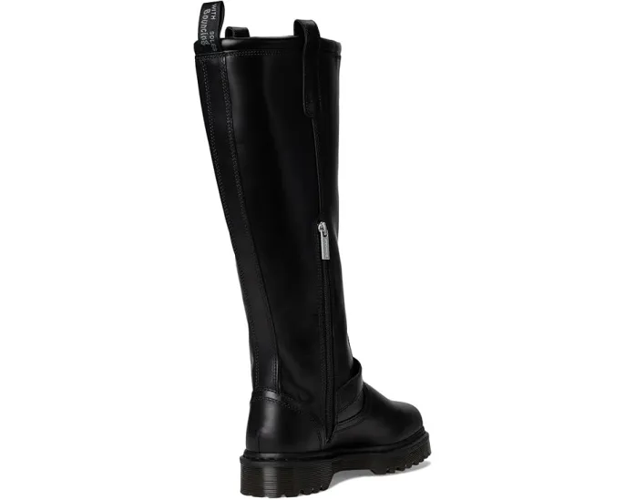 Высокие ботинки Dr. Martens Anistone до колена из состаренной кожи