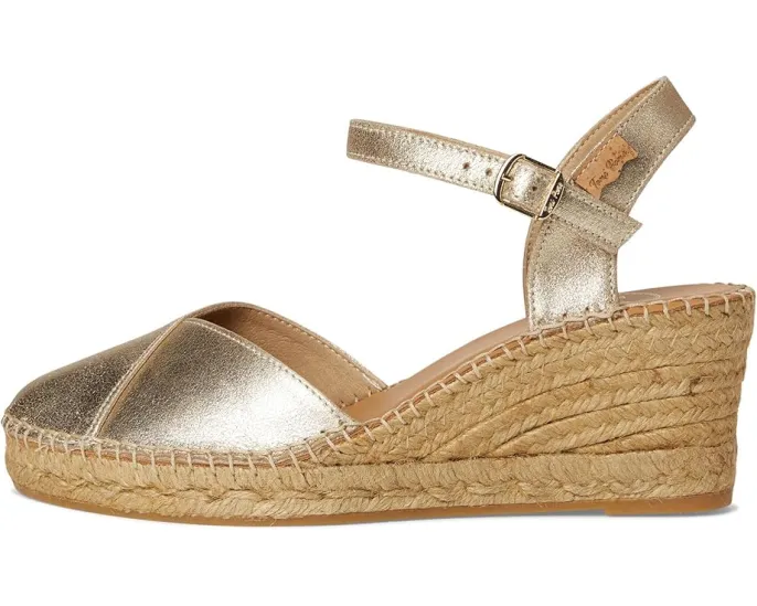 Сандалии Toni Pons Bianca-As на клиновидном каблуке с ремешком на щиколотке