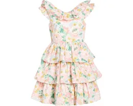 Ярусное платье с цветочным принтом для девочек от Janie and Jack