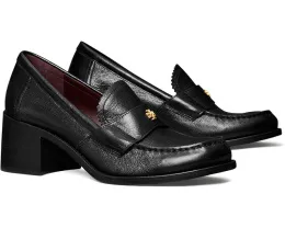 Лоферы Tory Burch Classic Heeled 55MM с массивным каблуком из премиальной кожи