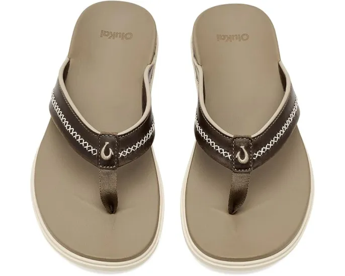 Сандалии Shoreline из натуральной кожи с рельефным узором OluKai