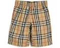 Шорты мальчиковые Burberry Trent с клеткой Sand IP