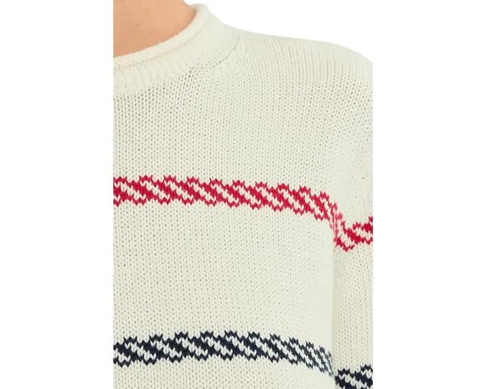 Свитер Vineyard Vines Roll Neck Sweater из хлопка Supima с горизонтальными полосками