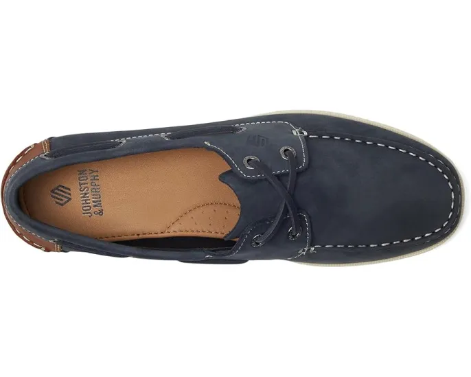 Ботинки Johnston & Murphy Zeke Boat Shoe для детей с гибкой подошвой