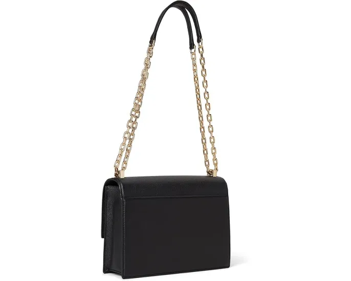 Плечевая сумка Kate Spade New York Deco с цепным ремнем из тисненой кожи