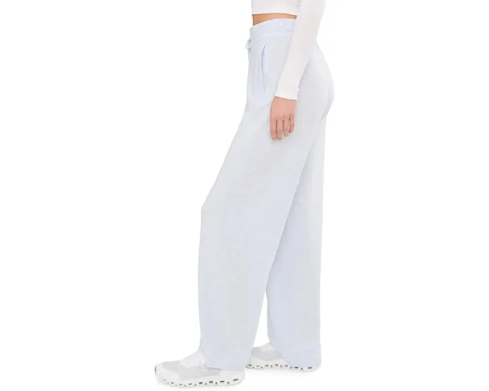 Широкие брюки TravisMathew Cloud Terry с высокой талией и эластичным поясом