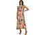 Платье-трапеция Print Chiffon с запахом и рюшами от Adrianna Papell