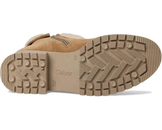 Ботильоны Gabor 52.770 на устойчивом каблуке с декоративной шерстью