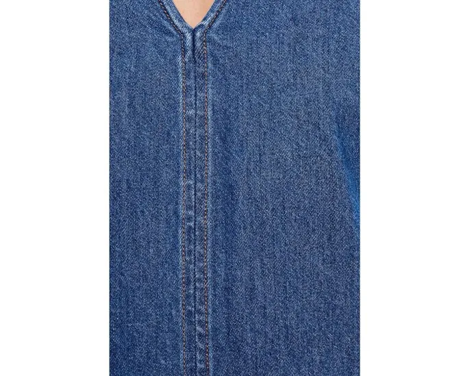 Платье-мини с V-образным вырезом Madewell в оттенке Марина Блю