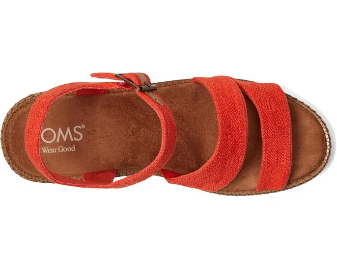 Босоножки TOMS Darya на платформе-клин с регулируемым ремешком