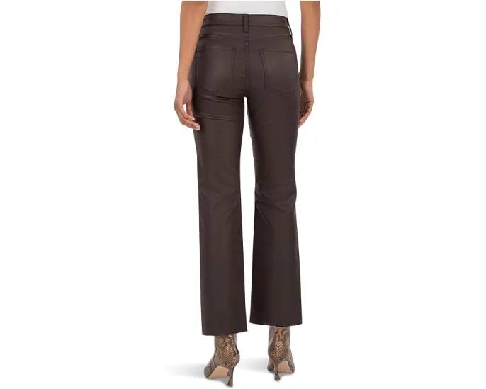 Джинсы KUT from the Kloth Kelsey High-Rise Ankle Flare с необработанным краем