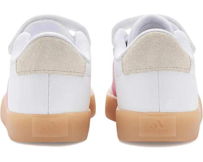 Кеды Adidas VL Court 3.0 на шнурках с липучкой для детей