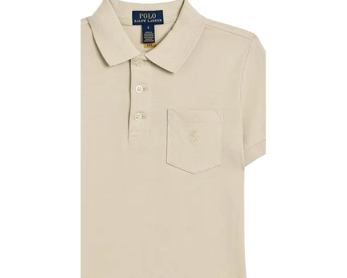 Детское поло Cotton Jersey Pocket Polo Ralph Lauren