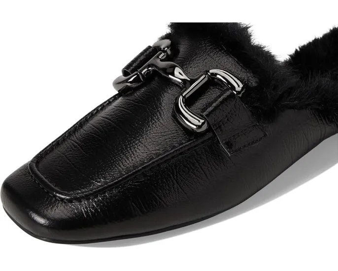 Лоферы Vaneli Skyla с искусственным мехом и металлической пряжкой
