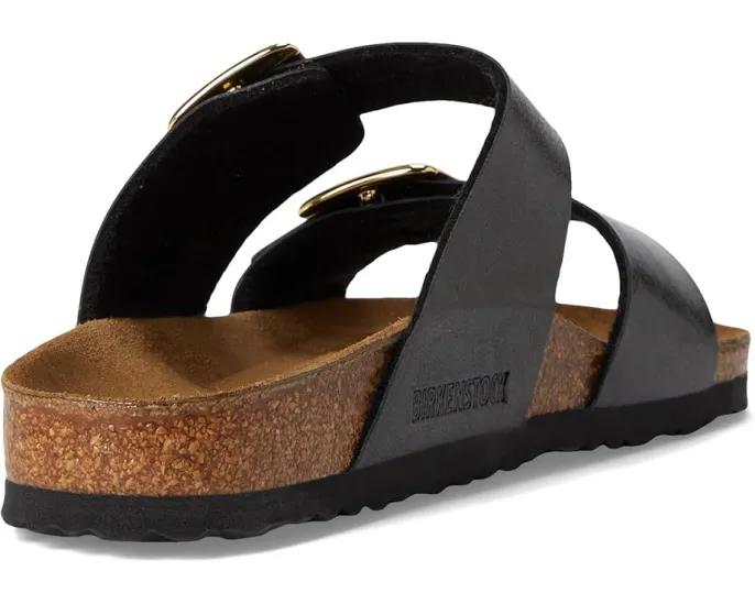 Сандалии Sydney Luxe Buckle от Birkenstock с мерцающим верхом и пробковой стелькой