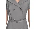 Платье-трапеция Melange Suiting с поясом от Calvin Klein