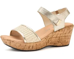 Сандалии Naot Summer Raffia на платформе с анатомической стелькой из пробки