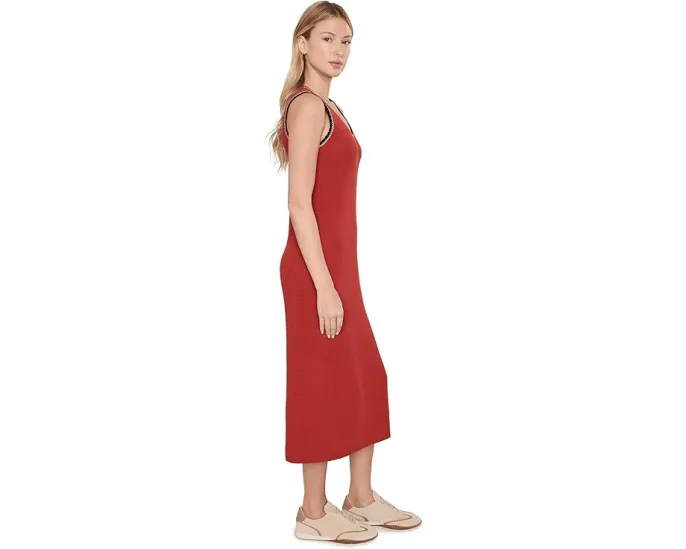 Varley трикотажное платье Mikel Knit с цветом босса-нова