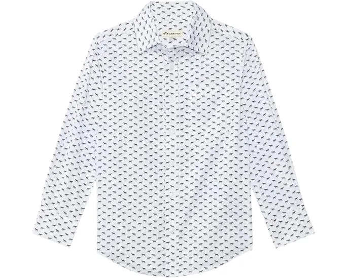 Рубашка Appaman Kids Standard с длинными рукавами и клубным принтом