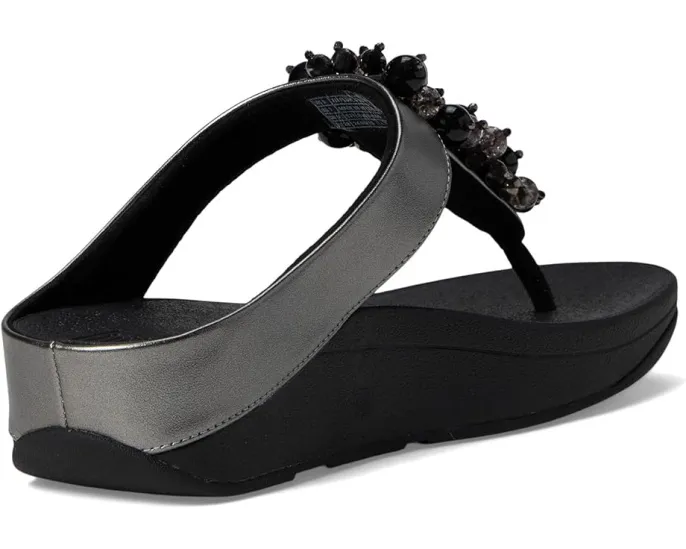 Сандалии FitFlop Fino с декоративными бусинами и удобной стелькой