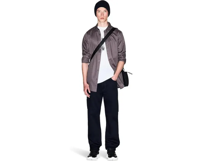 Хлопковая футболка Armani Exchange с графическим принтом