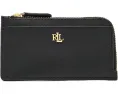Кожаный картхолдер Lauren Ralph Lauren с L-образной молнией