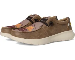 Мокасины Ariat Hilo Sendero из зерненой кожи и замши с графическим принтом