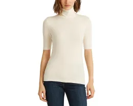 Топ Lauren Ralph Lauren с водолазкой и рукавом три четверти