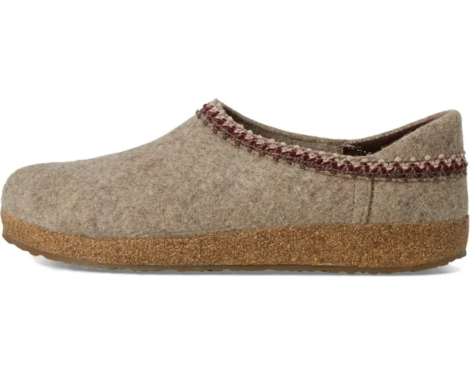 Haflinger Домашние тапочки GZH Zigzag с шерстяной стелькой и декором