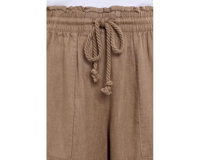 Stella Linen Paperbag Pants