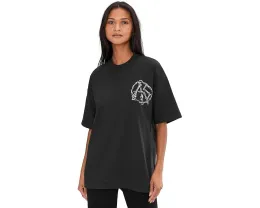 Футболка AllSaints Anatomica Short Sleeve Crew с графическим принтом