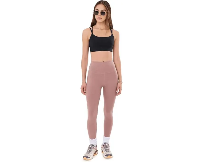 Beyond Yoga топ Spacedye Back To It Strappy Bra облачно-белого цвета