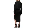 Платье AllSaints Margot Crew с длинным рукавом и разрезом