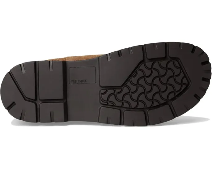 Ботинки Birkenstock Highwood Slip-On Deep Blue из замши с пробковой стелькой