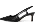 Туфли MICHAEL Michael Kors Alora Mid Sling с узором из зебрового страз и ремешком на щиколотке
