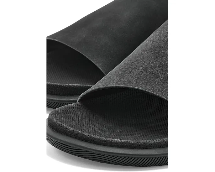 Шлепанцы Steve Madden Alden черные замшевые