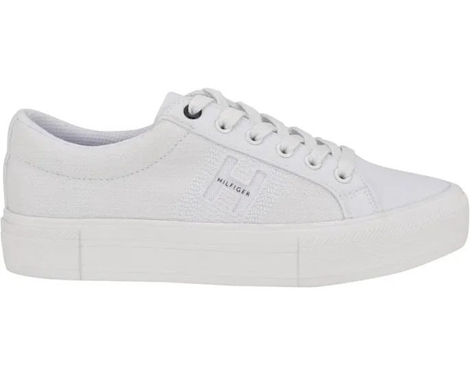 Tommy Hilfiger Aconia кроссовки из холста с тисненым логотипом и резиновой подошвой
