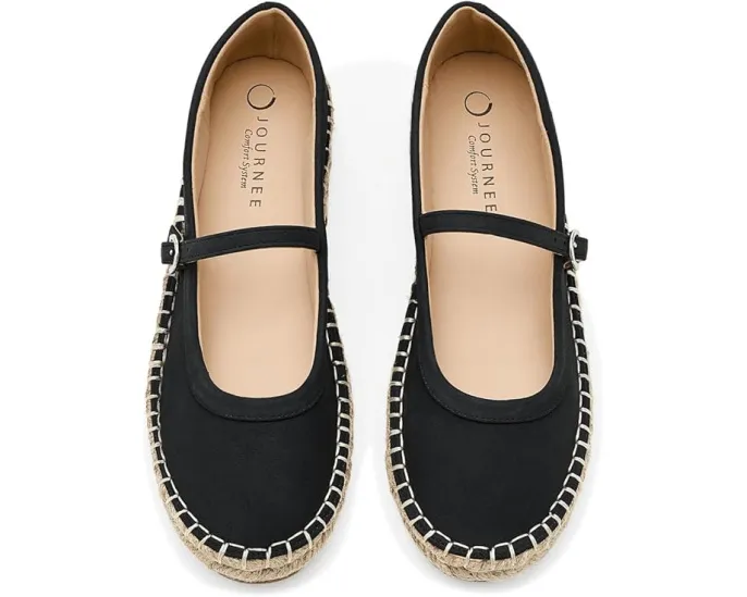 Эспадрильи Kenzie на платформе от Journee Collection с пряжкой