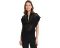 Вязаный свитер Gaines 1/2 Zip от Varley с высоким воротником и короткими рукавами