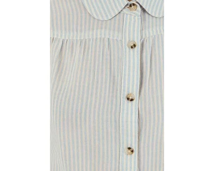 Летняя блуза Holly Shirt из органического хлопка с закругленным воротником Toad&Co