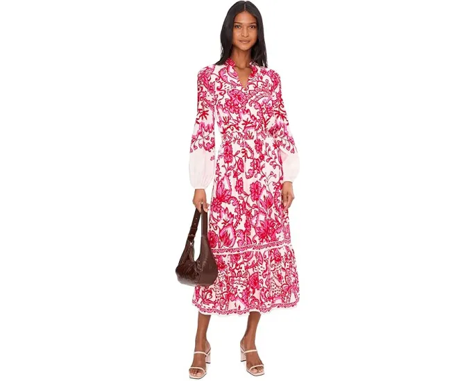 Платье миди Lilly Pulitzer Axton с присборенной талией