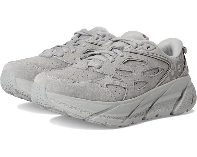 Кроссовки Hoka Clifton L Suede с верхом из замши и стелькой EVA