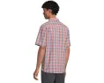Рубашка L.L.Bean Comfort Stretch Chambray в клетку с коротким рукавом