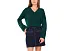 Wide Sleeve High-Low V-Neck