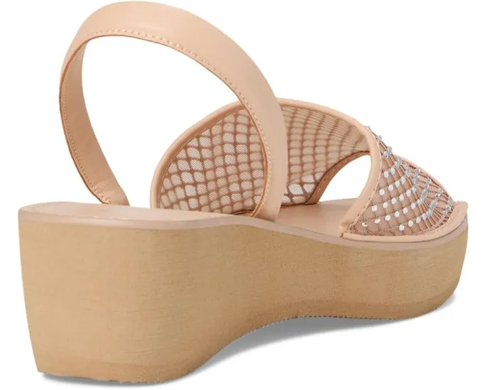 Сандалии Fine Glass Mesh с блестящей сеткой и ремешком на щиколотке