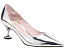 Туфли на каблуке Garnish от Kate Spade New York серебристые