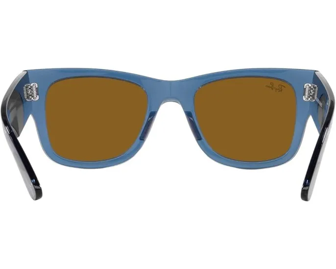 Солнцезащитные очки Ray-Ban 0RB0840S Mega Wayfarer Sport с прозрачными линзами
