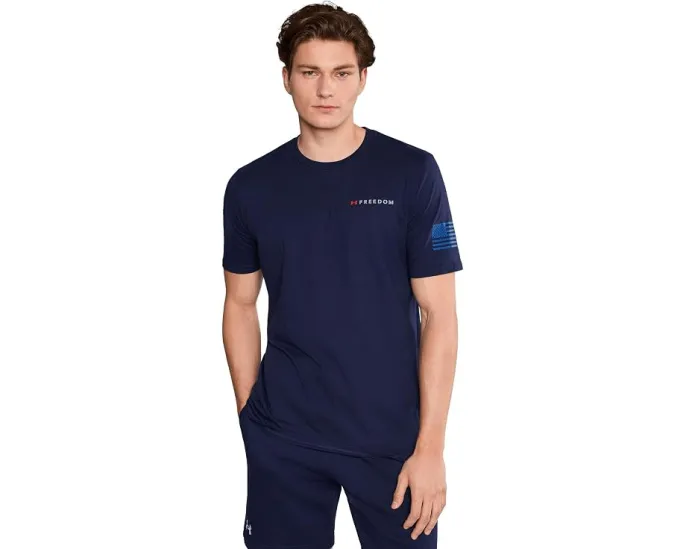 Under Armour футболка Freedom Banner с принтом и коротким рукавом