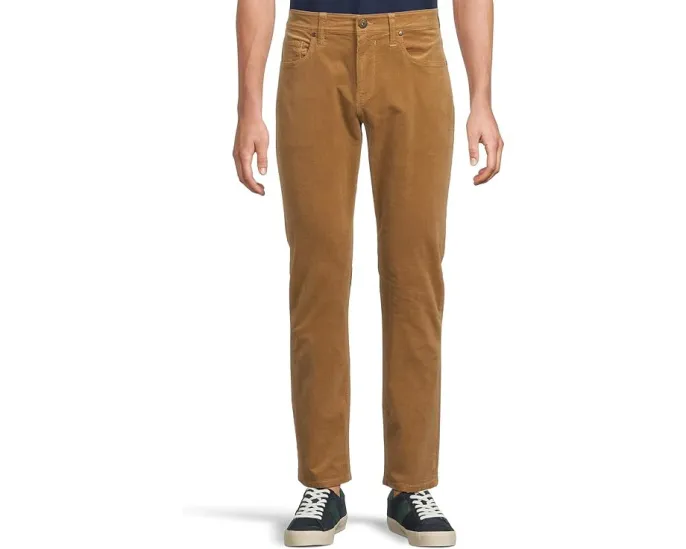 Брюки Paige Federal из мягкого вельвета с прямым силуэтом